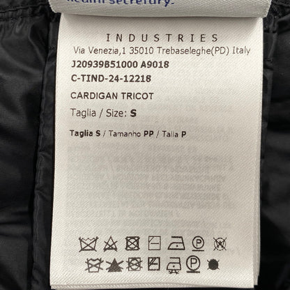 【中古品】【レディース】 MONCLER モンクレール 24AW CARDIGAN TRICOT J20939B51000 カーディガン トリコット ニット切替 ダウンジャケット トップス 168-251114-ay-14-izu サイズ：S カラー：ブラック 万代Net店
