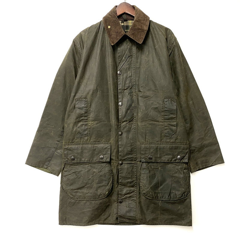 【中古品】【メンズ】 Barbour バーブァー A200 BORDER JACKET ボーダー ジャケット 長袖 アウター 144-251114-ay-19-izu サイズ：C38/97CM カラー：オリーブ 万代Net店