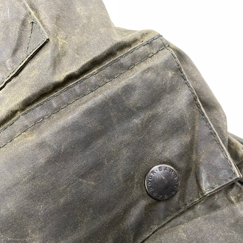 【中古品】【メンズ】 Barbour バーブァー A200 BORDER JACKET ボーダー ジャケット 長袖 アウター 144-251114-ay-19-izu サイズ：C38/97CM カラー：オリーブ 万代Net店