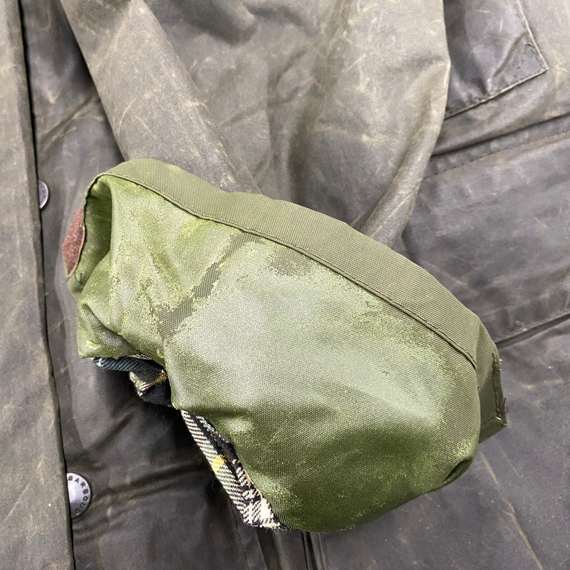 【中古品】【メンズ】 Barbour バーブァー A200 BORDER JACKET ボーダー ジャケット 長袖 アウター 144-251114-ay-19-izu サイズ：C38/97CM カラー：オリーブ 万代Net店
