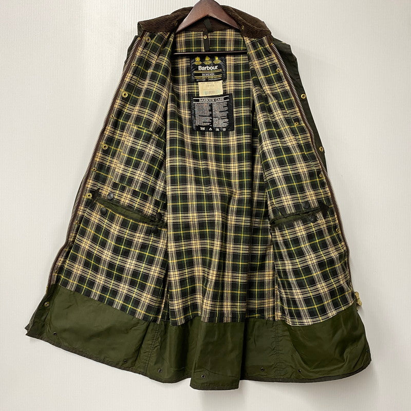 【中古品】【メンズ】 Barbour バーブァー A200 BORDER JACKET ボーダー ジャケット 長袖 アウター 144-251114-ay-19-izu サイズ：C38/97CM カラー：オリーブ 万代Net店