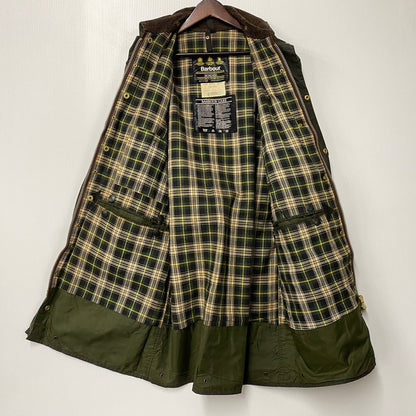 【中古品】【メンズ】 Barbour バーブァー A200 BORDER JACKET ボーダー ジャケット 長袖 アウター 144-251114-ay-19-izu サイズ：C38/97CM カラー：オリーブ 万代Net店