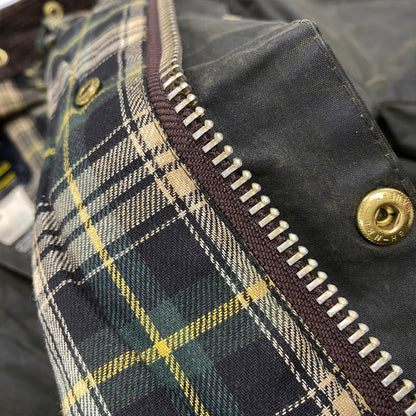 【中古品】【メンズ】 Barbour バーブァー A200 BORDER JACKET ボーダー ジャケット 長袖 アウター 144-251114-ay-19-izu サイズ：C38/97CM カラー：オリーブ 万代Net店