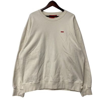 【中古品】【メンズ】 21SS SMALL BOX LOGO CREWNECK SWEATSHIRTS スモール ボックス ロゴ クルーネック スウェット シャツ 長袖 トップス 149-251114-ay-01-izu サイズ：L カラー：NATURAL 万代Net店