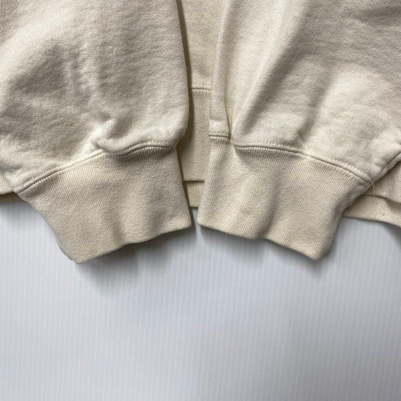 【中古品】【メンズ】 21SS SMALL BOX LOGO CREWNECK SWEATSHIRTS スモール ボックス ロゴ クルーネック スウェット シャツ 長袖 トップス 149-251114-ay-01-izu サイズ：L カラー：NATURAL 万代Net店