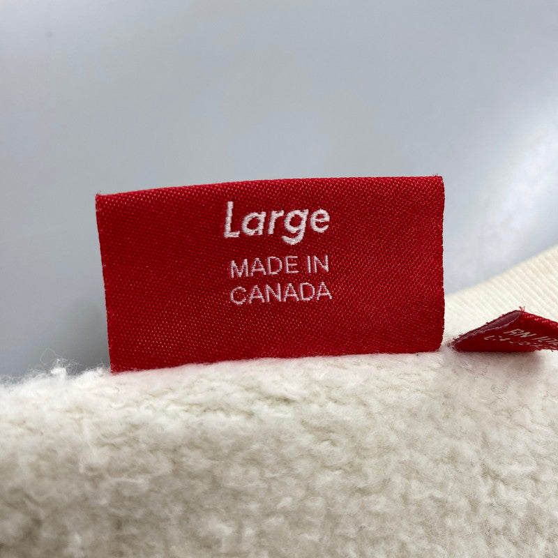 【中古品】【メンズ】 21SS SMALL BOX LOGO CREWNECK SWEATSHIRTS スモール ボックス ロゴ クルーネック スウェット シャツ 長袖 トップス 149-251114-ay-01-izu サイズ：L カラー：NATURAL 万代Net店