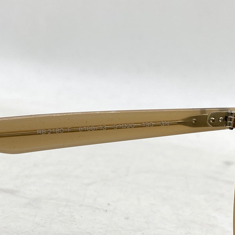 【中古品】【メンズ/レディース】 Ray-Ban レイバン RB2180-F SUNGLASSES サングラス 203-251124-ya-05-izu サイズ：51口20-150 カラー：ベージュ 万代Net店