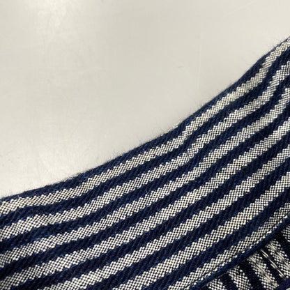 【中古品】【メンズ】 BLUE BLUE ブルーブルー COVERALLS JACKET カバーオール ジャケット ストライプ アウター 145-251119-as-13-izu サイズ：1 カラー：インディゴ 万代Net店