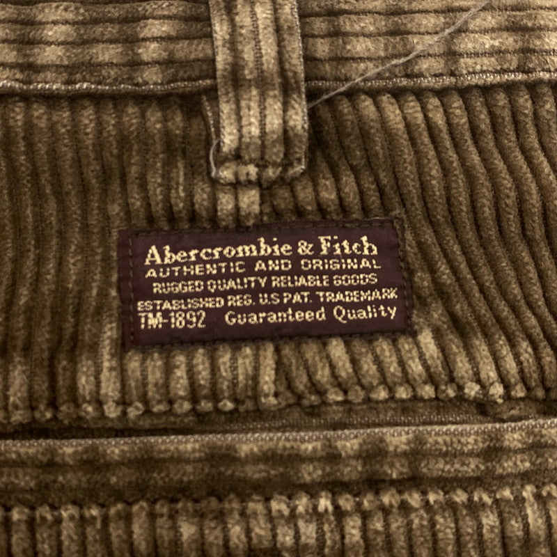 【中古品】【メンズ】 Abercrombie&Fitch アバークロンビーアンドフィッチ CORDUROY PANTS コーデュロイパンツ ボトムス 157-251123-as-11-izu サイズ：33×30 カラー：ブラウン 万代Net店