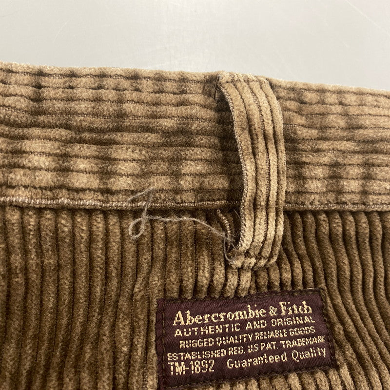【中古品】【メンズ】 Abercrombie&Fitch アバークロンビーアンドフィッチ CORDUROY PANTS コーデュロイパンツ ボトムス 157-251123-as-11-izu サイズ：33×30 カラー：ブラウン 万代Net店