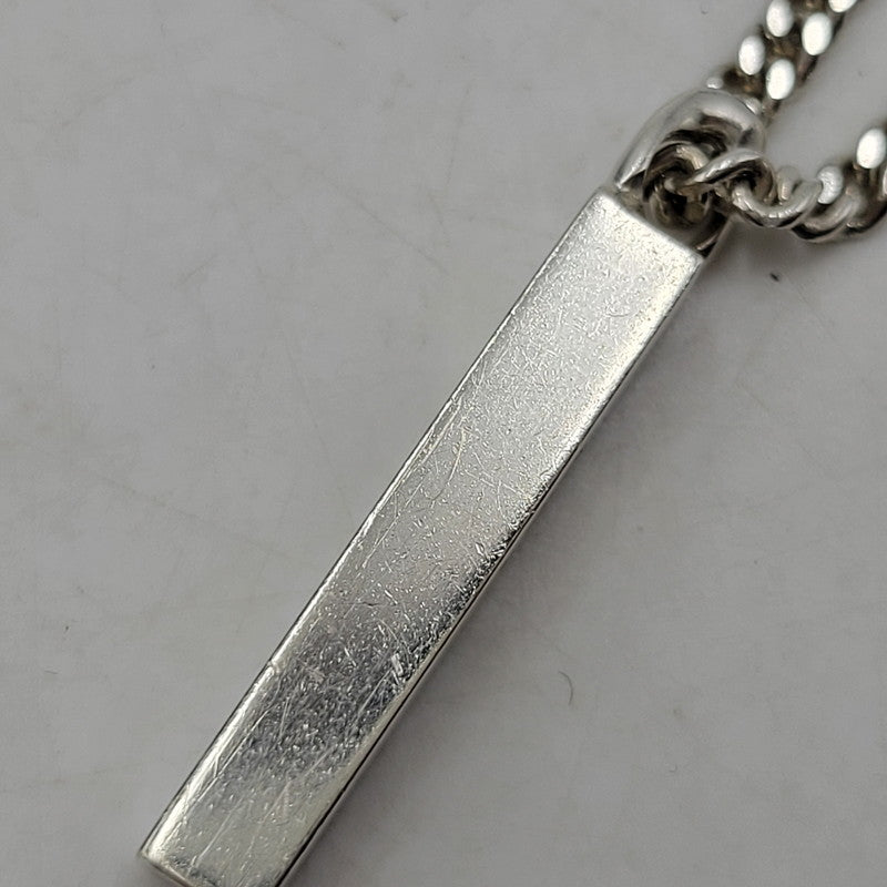 【中古品】【メンズ/レディース】 GUCCI グッチ 925 カットアウトG ネックレス アクセサリー 182-251115-as-25-izu カラー：シルバー 万代Net店