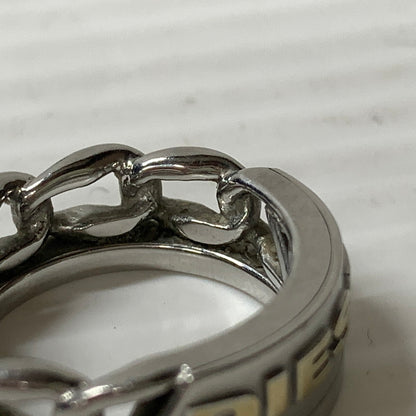 【中古品】【メンズ/レディース】 DIESEL ディーゼル チェーンリング 193-251124-ya-07-izu サイズ：下記参照 カラー：シルバー 万代Net店