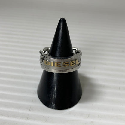 【中古品】【メンズ/レディース】 DIESEL ディーゼル チェーンリング 193-251124-ya-07-izu サイズ：下記参照 カラー：シルバー 万代Net店