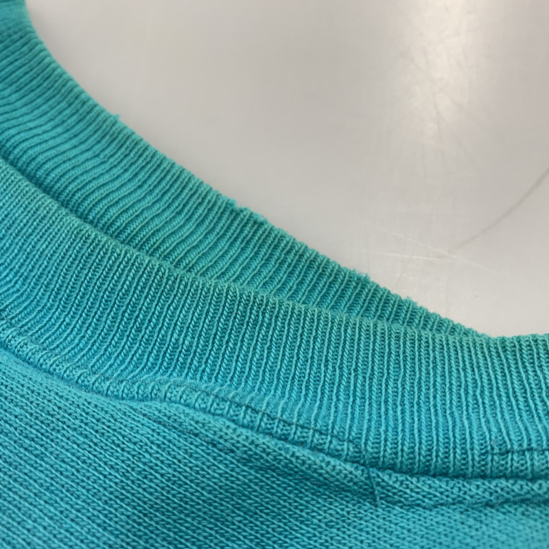 【現状渡し品】【メンズ】 Champion チャンピオン REVERSE WEAVE SWEATSHIRT リバースウィーブ スウェットシャツ 刺繍タグ USA製 目無し トレーナー 長袖 トップス 146-251116-as-02-izu サイズ：XL カラー：ターコイズブルー 万代Net店