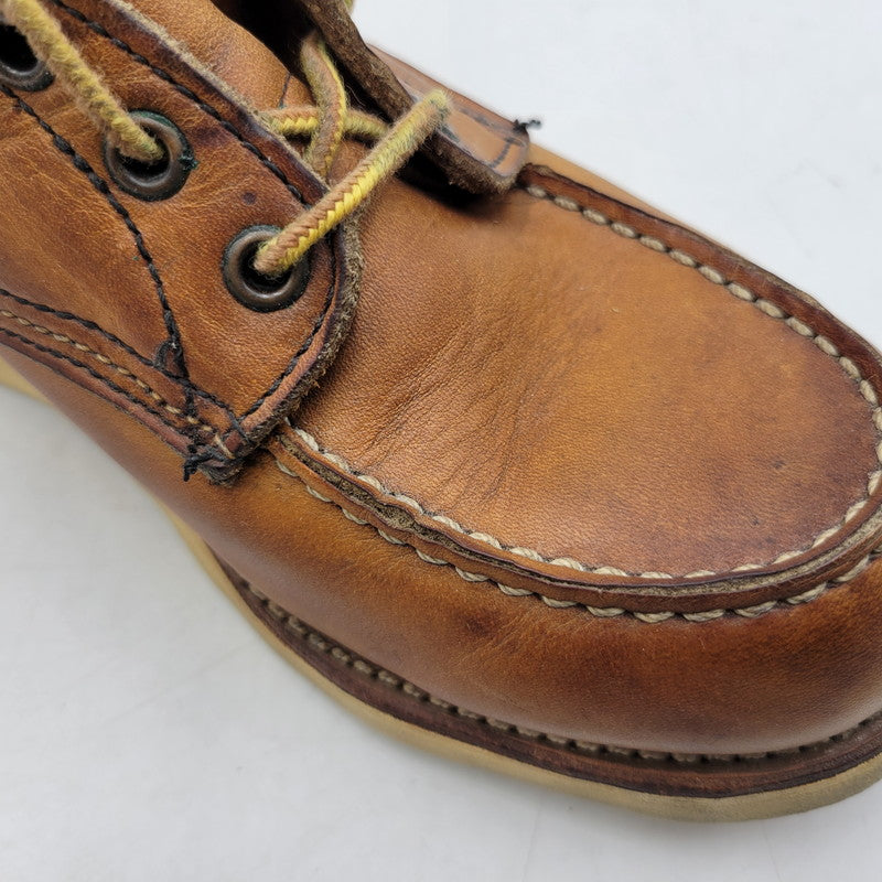 【中古品】【メンズ】 RED WING レッドウィング IRISH SETTER CLASSIC MOC TOE 875 アイリッシュセッター クラシックモックトゥ USA製 刺繍羽タグ ブーツ シューズ 靴 164-251115-as-30-izu サイズ：7.5 カラー：ブラウン 万代Net店