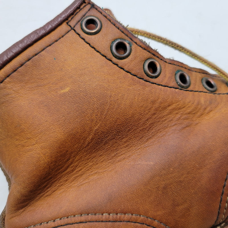 【中古品】【メンズ】 RED WING レッドウィング IRISH SETTER CLASSIC MOC TOE 875 アイリッシュセッター クラシックモックトゥ USA製 刺繍羽タグ ブーツ シューズ 靴 164-251115-as-30-izu サイズ：7.5 カラー：ブラウン 万代Net店