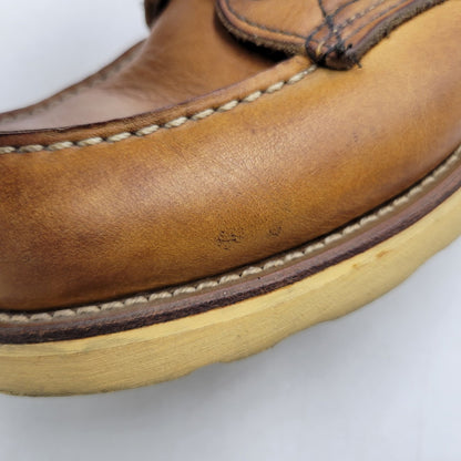 【中古品】【メンズ】 RED WING レッドウィング IRISH SETTER CLASSIC MOC TOE 875 アイリッシュセッター クラシックモックトゥ USA製 刺繍羽タグ ブーツ シューズ 靴 164-251115-as-30-izu サイズ：7.5 カラー：ブラウン 万代Net店