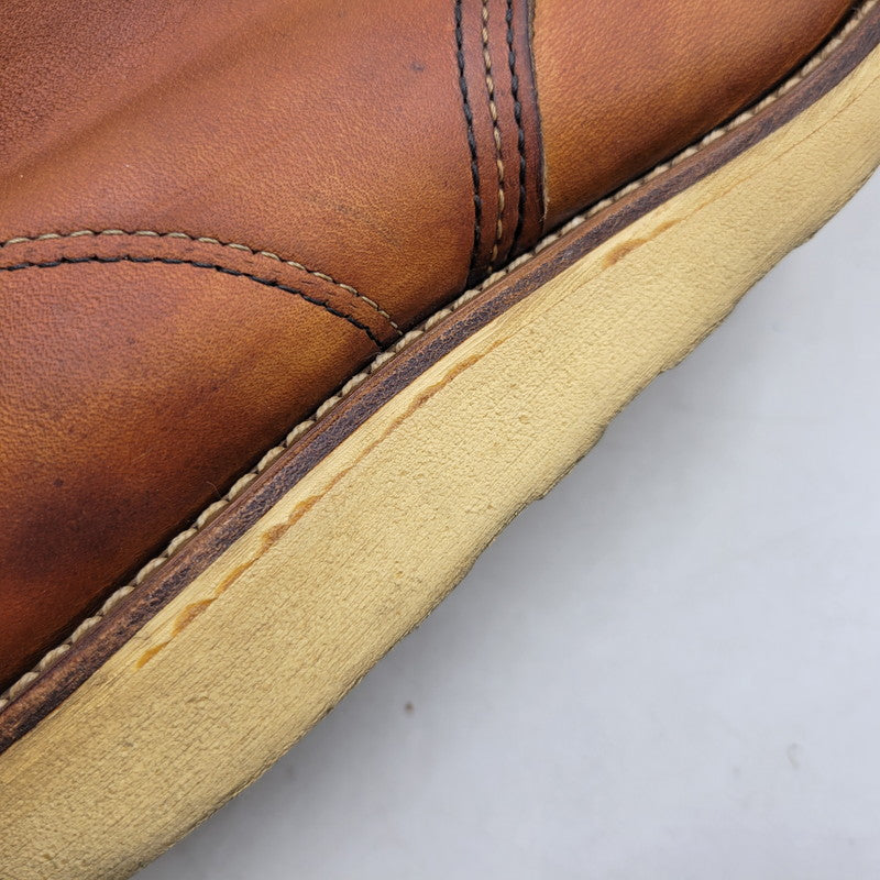 【中古品】【メンズ】 RED WING レッドウィング IRISH SETTER CLASSIC MOC TOE 875 アイリッシュセッター クラシックモックトゥ USA製 刺繍羽タグ ブーツ シューズ 靴 164-251115-as-30-izu サイズ：7.5 カラー：ブラウン 万代Net店