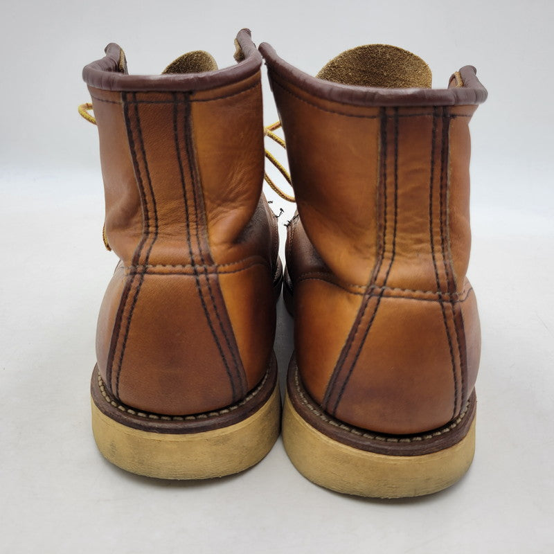 【中古品】【メンズ】 RED WING レッドウィング IRISH SETTER CLASSIC MOC TOE 875 アイリッシュセッター クラシックモックトゥ USA製 刺繍羽タグ ブーツ シューズ 靴 164-251115-as-30-izu サイズ：7.5 カラー：ブラウン 万代Net店