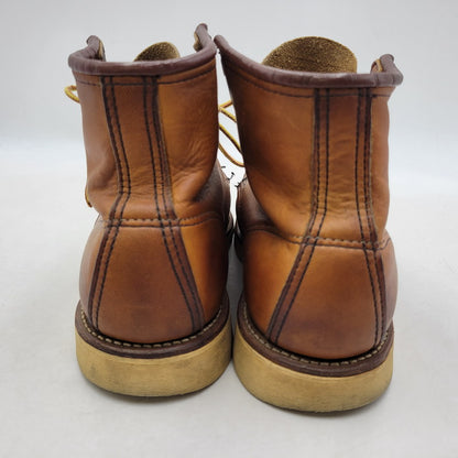 【中古品】【メンズ】 RED WING レッドウィング IRISH SETTER CLASSIC MOC TOE 875 アイリッシュセッター クラシックモックトゥ USA製 刺繍羽タグ ブーツ シューズ 靴 164-251115-as-30-izu サイズ：7.5 カラー：ブラウン 万代Net店