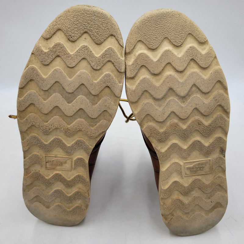 【中古品】【メンズ】 RED WING レッドウィング IRISH SETTER CLASSIC MOC TOE 875 アイリッシュセッター クラシックモックトゥ USA製 刺繍羽タグ ブーツ シューズ 靴 164-251115-as-30-izu サイズ：7.5 カラー：ブラウン 万代Net店