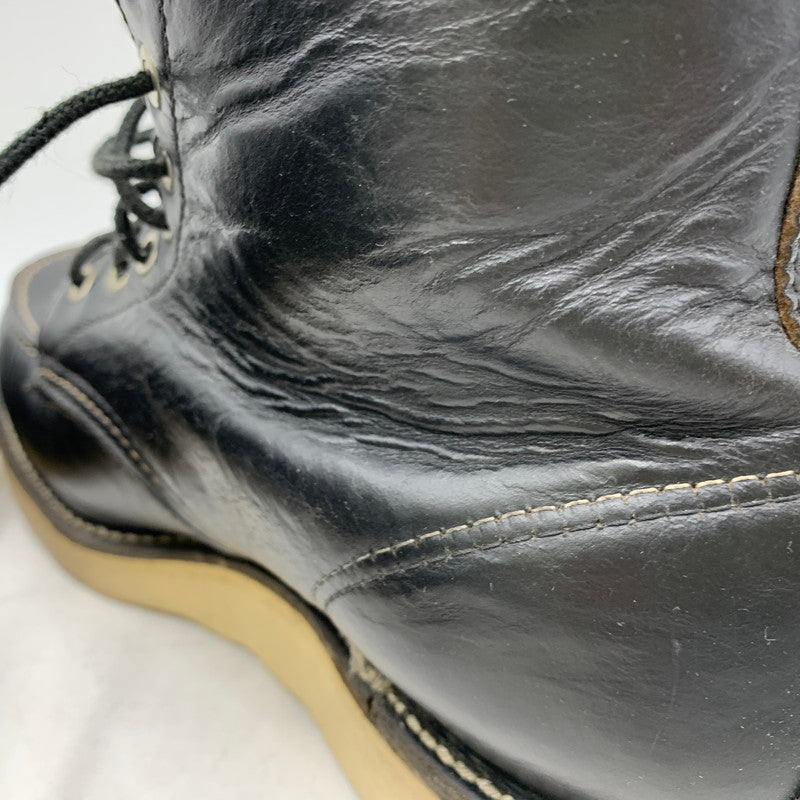 【中古品】【メンズ】 RED WING レッドウィング IRISH SETTER アイリッシュセッター USA製 四角犬タグ ブーツ シューズ 靴 164-251116-as-18-izu サイズ：7.5 カラー：ブラック 万代Net店