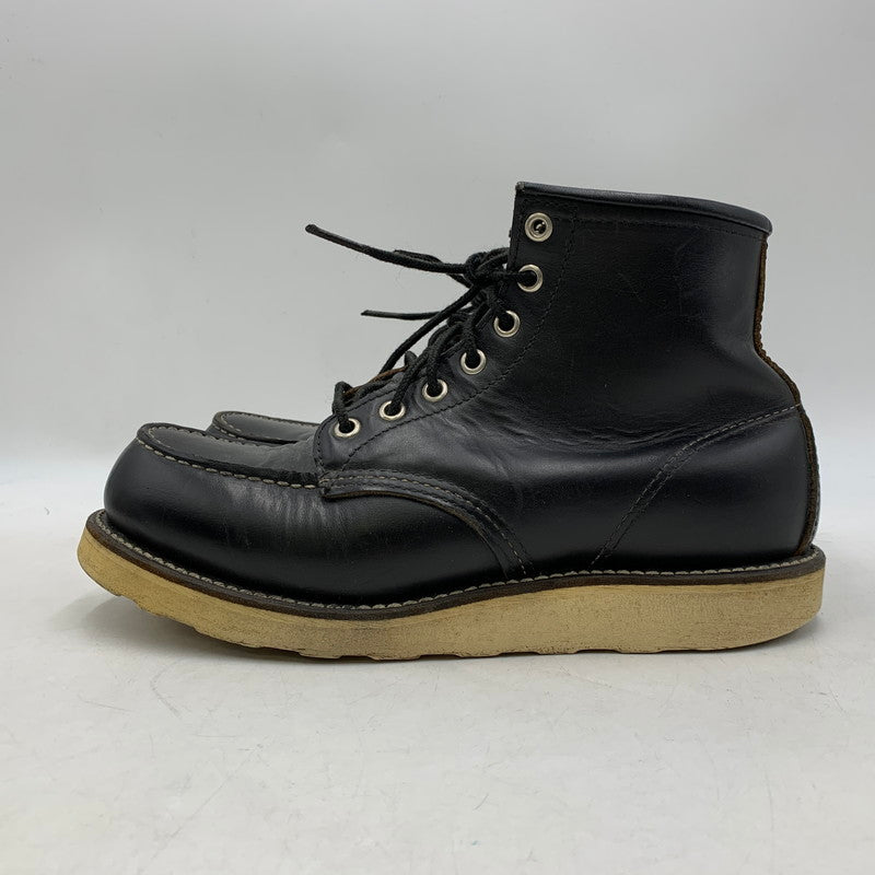【中古品】【メンズ】 RED WING レッドウィング IRISH SETTER アイリッシュセッター USA製 四角犬タグ ブーツ シューズ 靴 164-251116-as-18-izu サイズ：7.5 カラー：ブラック 万代Net店