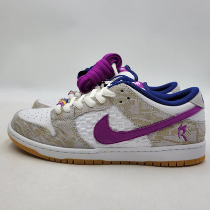 【中古美品】【メンズ】 NIKE SB ナイキエスビー × RAYSSA LEAL ライッサ・レアウ DUNK LOW PRM RL FZ5251-001 SB ダンク ロー プレミアム RL スニーカー シューズ 靴 160-251115-as-28-izu サイズ：28.5cm カラー：PURE PLATINUM/DEEP ROYAL BLUE 万代Net店