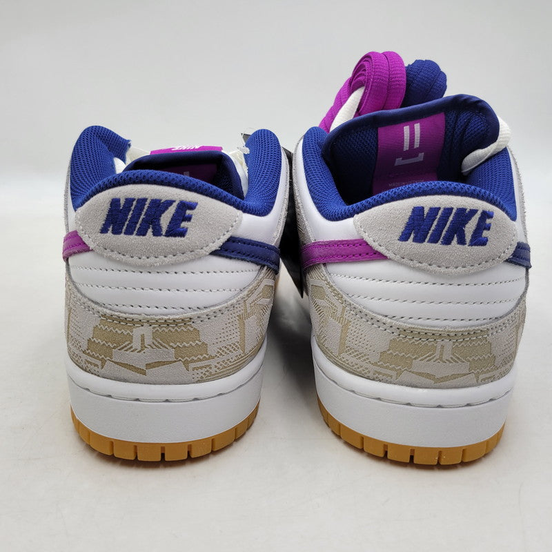 【中古美品】【メンズ】 NIKE SB ナイキエスビー × RAYSSA LEAL ライッサ・レアウ DUNK LOW PRM RL FZ5251-001 SB ダンク ロー プレミアム RL スニーカー シューズ 靴 160-251115-as-28-izu サイズ：28.5cm カラー：PURE PLATINUM/DEEP ROYAL BLUE 万代Net店