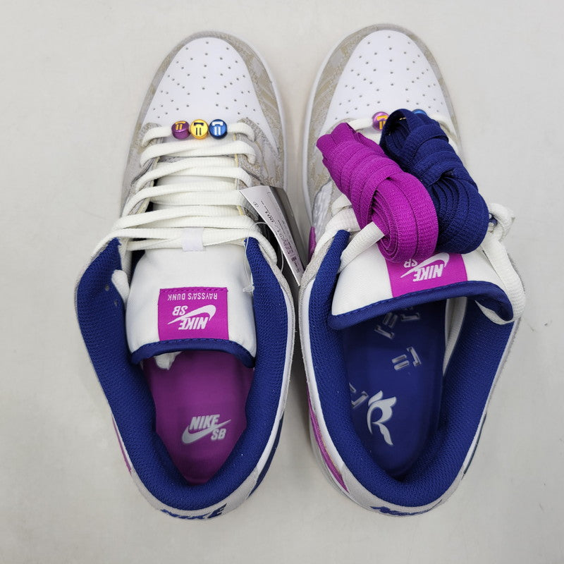 【中古美品】【メンズ】 NIKE SB ナイキエスビー × RAYSSA LEAL ライッサ・レアウ DUNK LOW PRM RL FZ5251-001 SB ダンク ロー プレミアム RL スニーカー シューズ 靴 160-251115-as-28-izu サイズ：28.5cm カラー：PURE PLATINUM/DEEP ROYAL BLUE 万代Net店