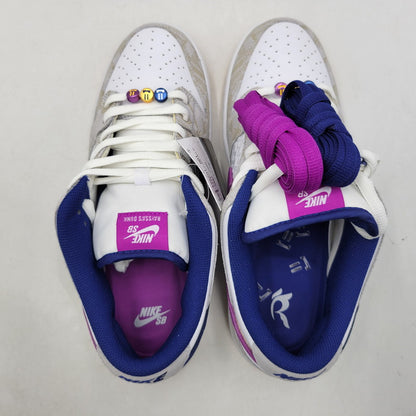 【中古美品】【メンズ】 NIKE SB ナイキエスビー × RAYSSA LEAL ライッサ・レアウ DUNK LOW PRM RL FZ5251-001 SB ダンク ロー プレミアム RL スニーカー シューズ 靴 160-251115-as-28-izu サイズ：28.5cm カラー：PURE PLATINUM/DEEP ROYAL BLUE 万代Net店