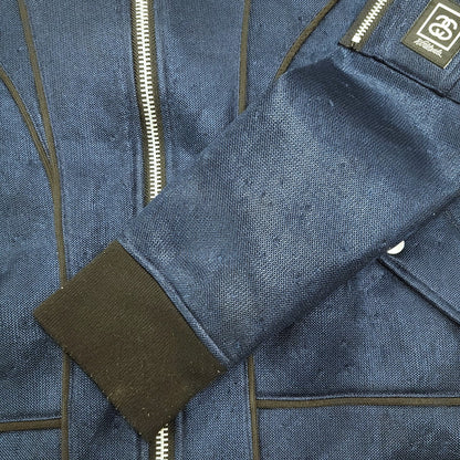 【中古品】【メンズ】 STUSSY ステューシー WORLD TOUR BACKPRINT POLYESTER JACKET ワールドツアー バックプリント ポリエステル ジャケット アウター 142-251123-cs-11-izu サイズ：M カラー：ネイビー×ブラック 万代Net店