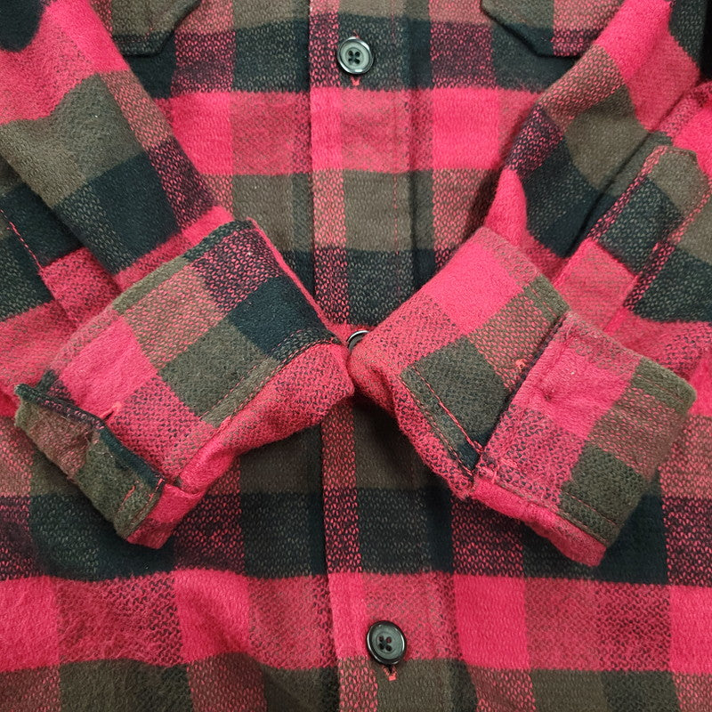 【中古品】【メンズ】 STUSSY ステューシー 紫タグ COTTON CHECK LS SHIRT コットン チェック ロングスリーブ シャツ トップス 長袖 142-251123-cs-10-izu サイズ：XL カラー：マルチ 万代Net店