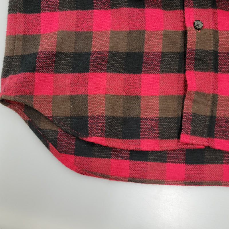 【中古品】【メンズ】 STUSSY ステューシー 紫タグ COTTON CHECK LS SHIRT コットン チェック ロングスリーブ シャツ トップス 長袖 142-251123-cs-10-izu サイズ：XL カラー：マルチ 万代Net店