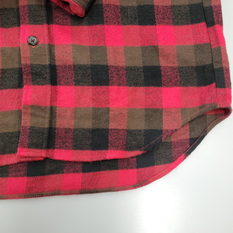 【中古品】【メンズ】 STUSSY ステューシー 紫タグ COTTON CHECK LS SHIRT コットン チェック ロングスリーブ シャツ トップス 長袖 142-251123-cs-10-izu サイズ：XL カラー：マルチ 万代Net店