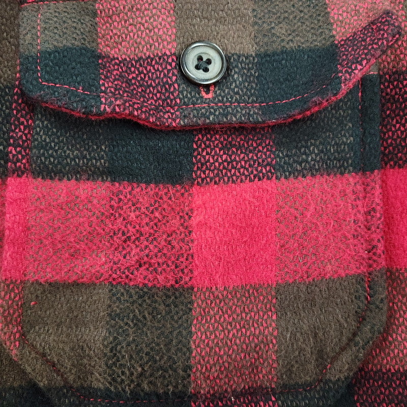 【中古品】【メンズ】 STUSSY ステューシー 紫タグ COTTON CHECK LS SHIRT コットン チェック ロングスリーブ シャツ トップス 長袖 142-251123-cs-10-izu サイズ：XL カラー：マルチ 万代Net店