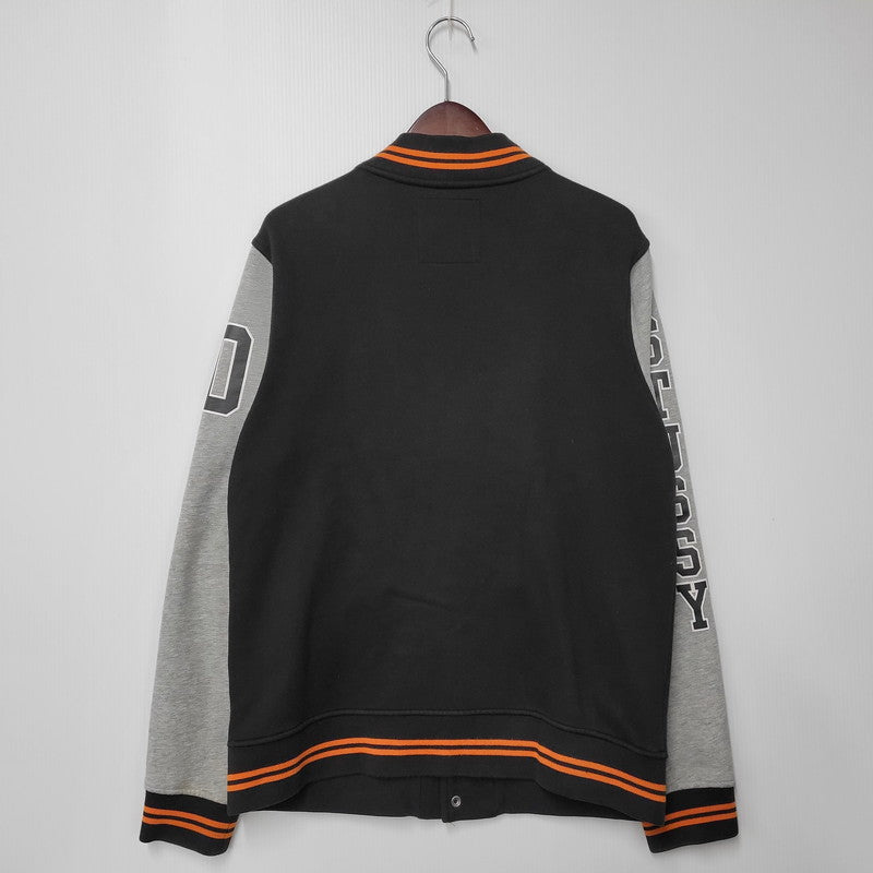 【中古品】【メンズ】 STUSSY ステューシー 80 SWEAT SUTADIUM JACKET スウェット スタジアム ジャケット アウター 142-251123-cs-09-izu サイズ：M カラー：ブラック 万代Net店