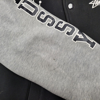 【中古品】【メンズ】 STUSSY ステューシー 80 SWEAT SUTADIUM JACKET スウェット スタジアム ジャケット アウター 142-251123-cs-09-izu サイズ：M カラー：ブラック 万代Net店