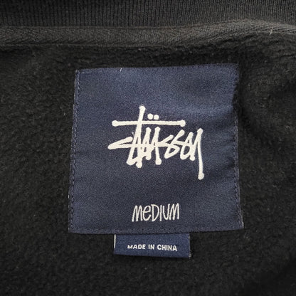 【中古品】【メンズ】 STUSSY ステューシー 80 SWEAT SUTADIUM JACKET スウェット スタジアム ジャケット アウター 142-251123-cs-09-izu サイズ：M カラー：ブラック 万代Net店