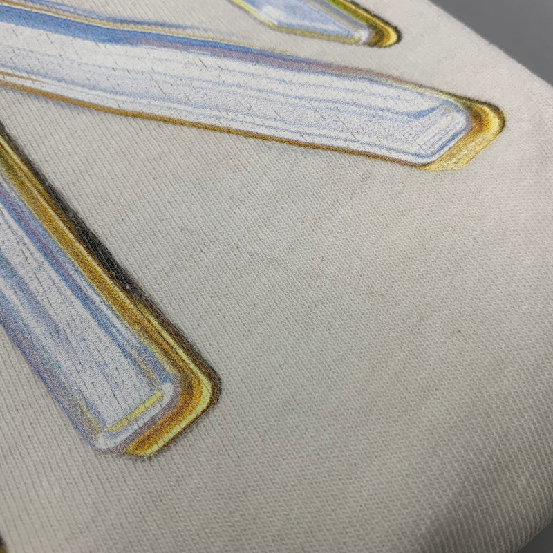 【中古美品】【メンズ】 SAINT MICHAEL セントマイケル × SORAYAMA 空山基 LOVERS SRYM_SS TEE SM-HR1-0000-C79 ショートスリーブ Tシャツ 半袖 トップス 142-251116-as-05-izu サイズ：XL カラー：ホワイト 万代Net店