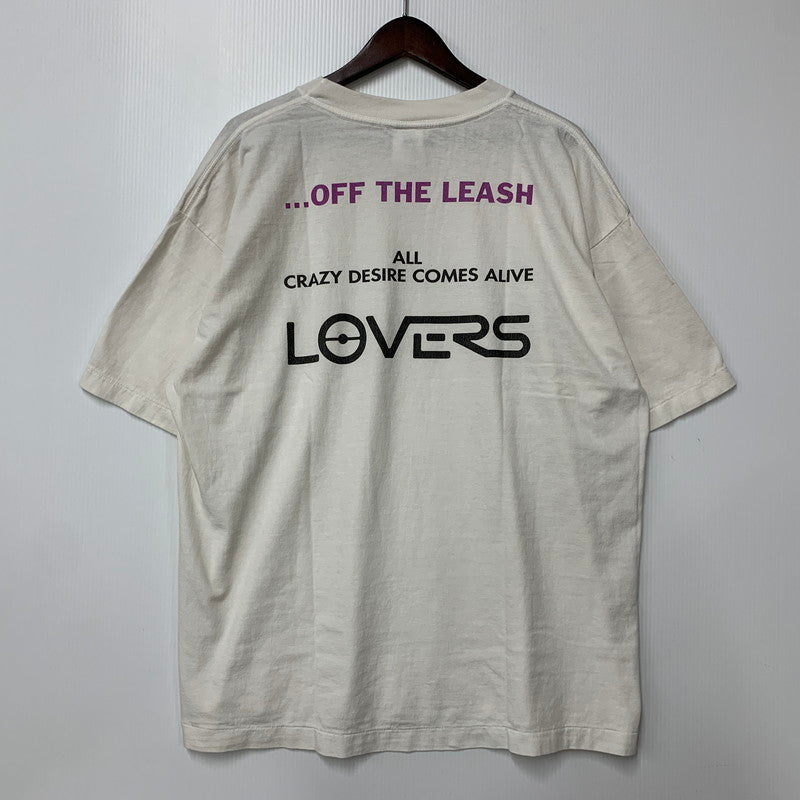 【中古美品】【メンズ】 SAINT MICHAEL セントマイケル × SORAYAMA 空山基 LOVERS SRYM_SS TEE SM-HR1-0000-C79 ショートスリーブ Tシャツ 半袖 トップス 142-251116-as-05-izu サイズ：XL カラー：ホワイト 万代Net店