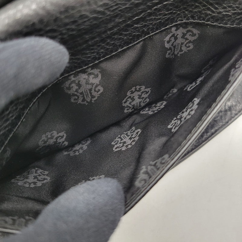 【現状渡し品】【メンズ】 CHROME HEARTS クロムハーツ WAVE WALLET ウェーブウォレット 長財布 190-251214-as-09-izu カラー：ブラック 万代Net店