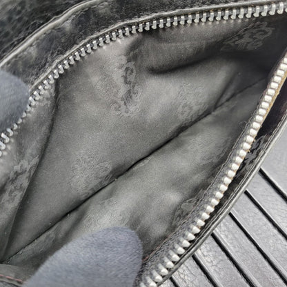 【現状渡し品】【メンズ】 CHROME HEARTS クロムハーツ WAVE WALLET ウェーブウォレット 長財布 190-251214-as-09-izu カラー：ブラック 万代Net店