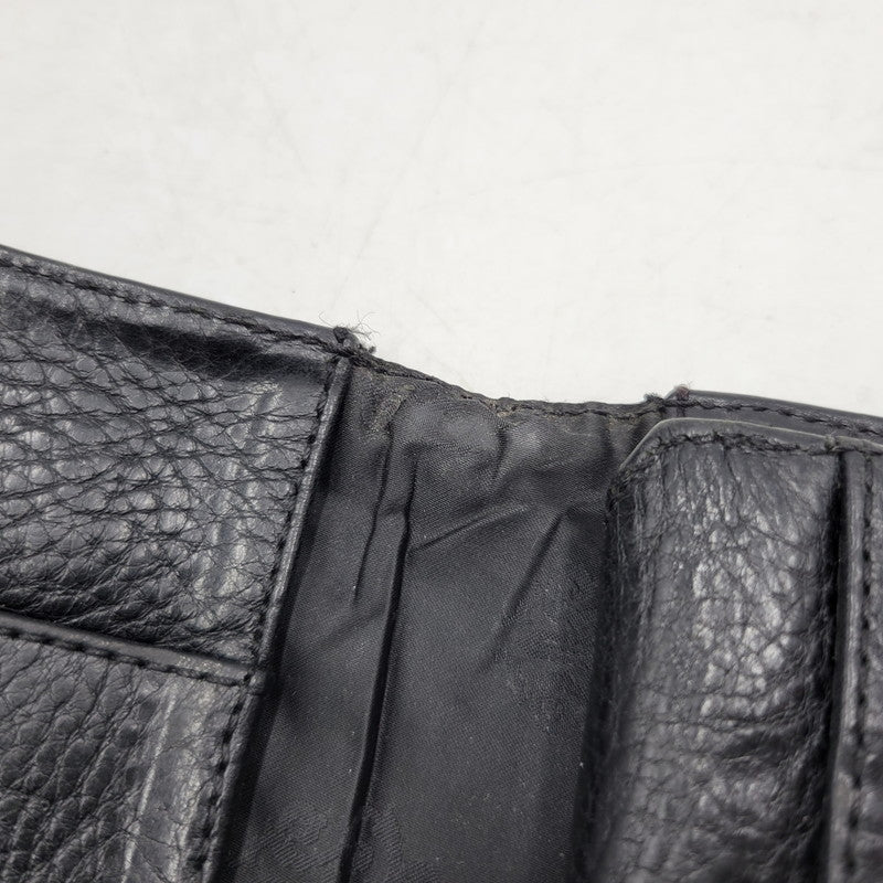 【現状渡し品】【メンズ】 CHROME HEARTS クロムハーツ WAVE WALLET ウェーブウォレット 長財布 190-251214-as-09-izu カラー：ブラック 万代Net店