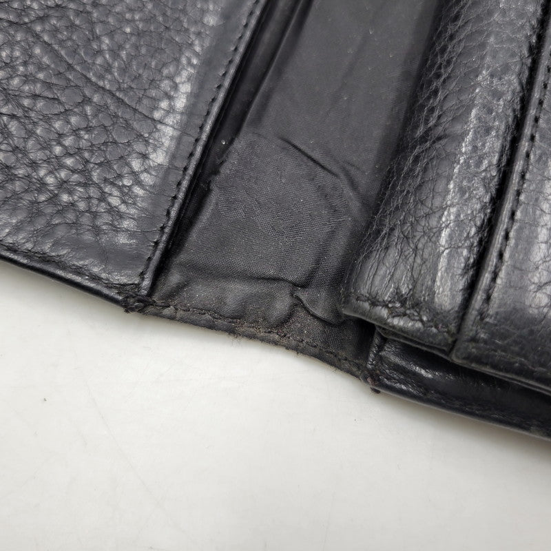【現状渡し品】【メンズ】 CHROME HEARTS クロムハーツ WAVE WALLET ウェーブウォレット 長財布 190-251214-as-09-izu カラー：ブラック 万代Net店