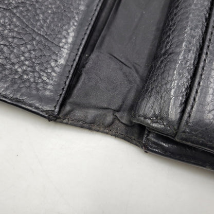 【現状渡し品】【メンズ】 CHROME HEARTS クロムハーツ WAVE WALLET ウェーブウォレット 長財布 190-251214-as-09-izu カラー：ブラック 万代Net店