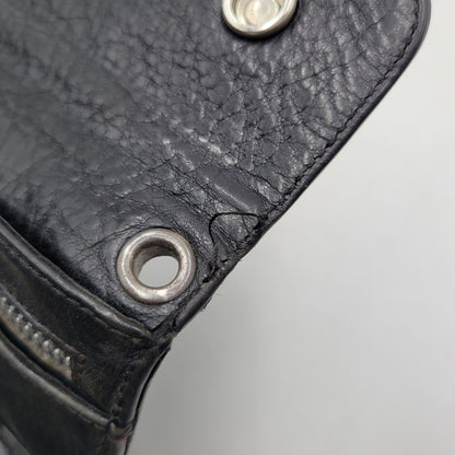 【現状渡し品】【メンズ】 CHROME HEARTS クロムハーツ WAVE WALLET ウェーブウォレット 長財布 190-251214-as-09-izu カラー：ブラック 万代Net店