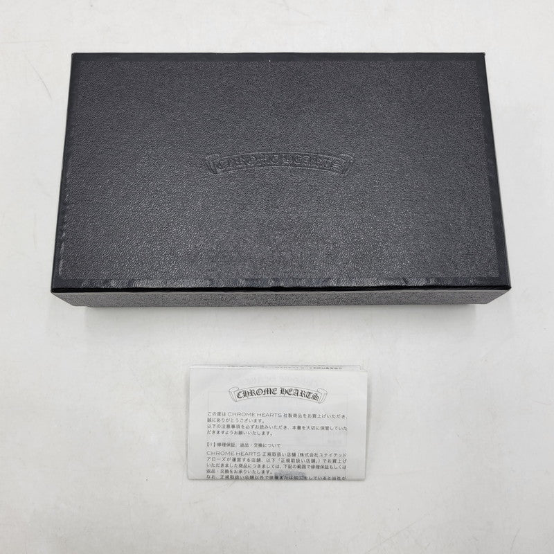 【現状渡し品】【メンズ】 CHROME HEARTS クロムハーツ WAVE WALLET ウェーブウォレット 長財布 190-251214-as-09-izu カラー：ブラック 万代Net店