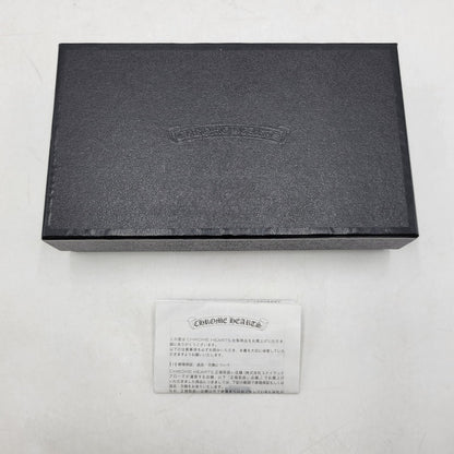 【現状渡し品】【メンズ】 CHROME HEARTS クロムハーツ WAVE WALLET ウェーブウォレット 長財布 190-251214-as-09-izu カラー：ブラック 万代Net店