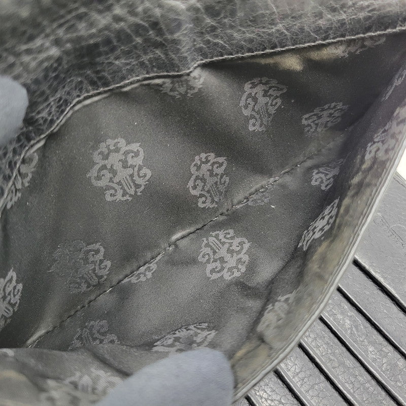 【現状渡し品】【メンズ】 CHROME HEARTS クロムハーツ WAVE WALLET ウェーブウォレット 長財布 190-251214-as-09-izu カラー：ブラック 万代Net店